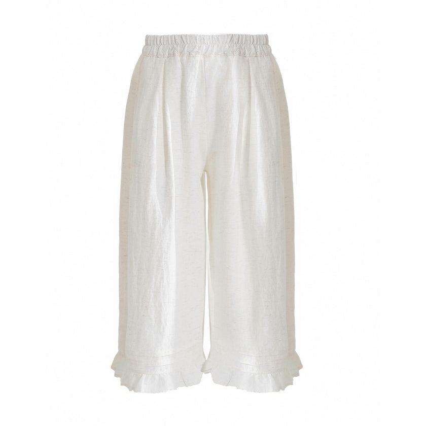 Gray Ruffle Pants Set