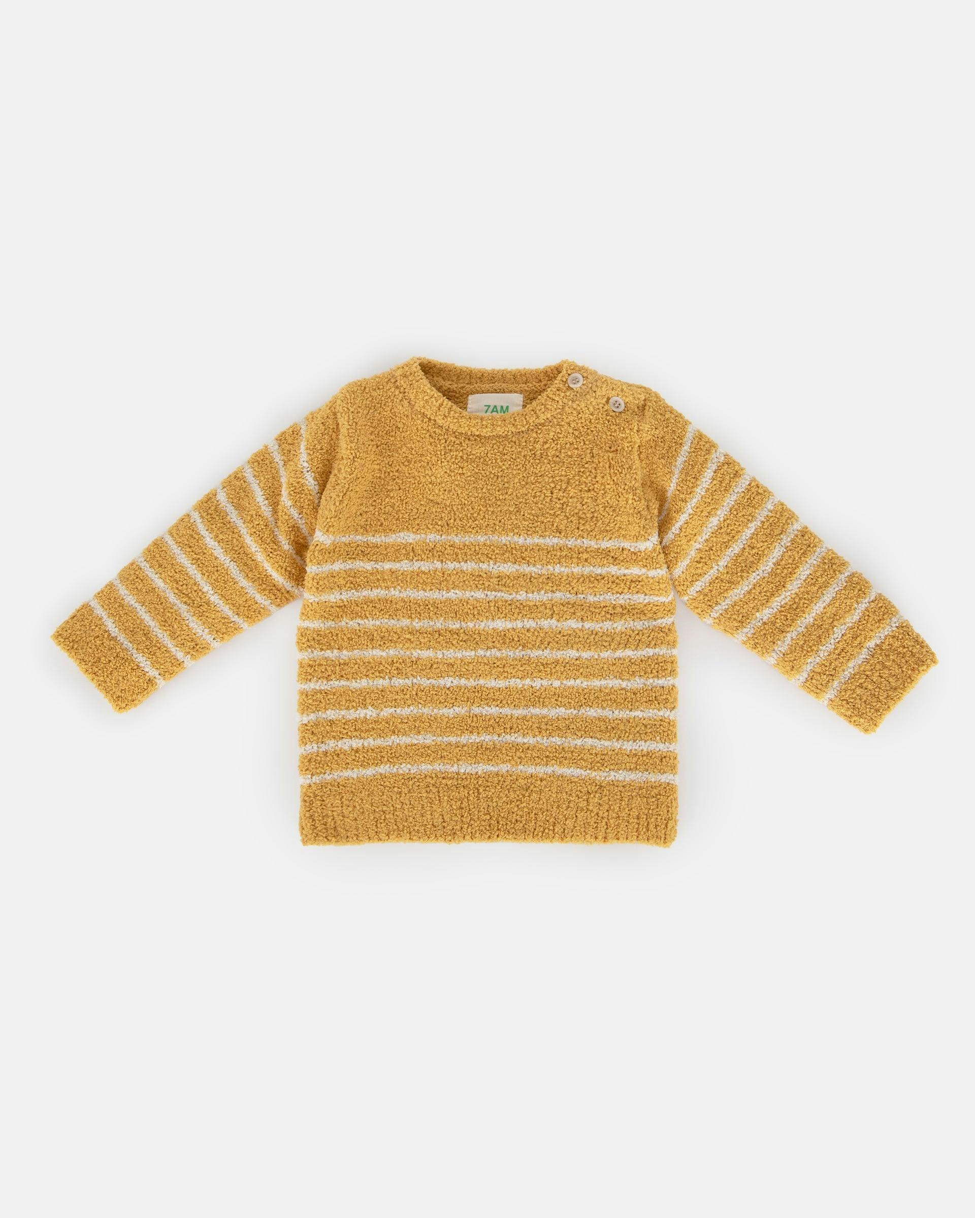 Long Sleeve Top Striped - Fuzzy