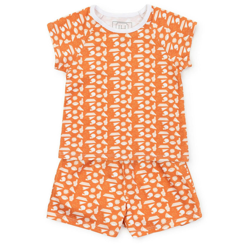 Emery Girls' Short Set - Pep Rally Orange