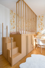 Papier peint CASSE-NOISETTE coloris Or