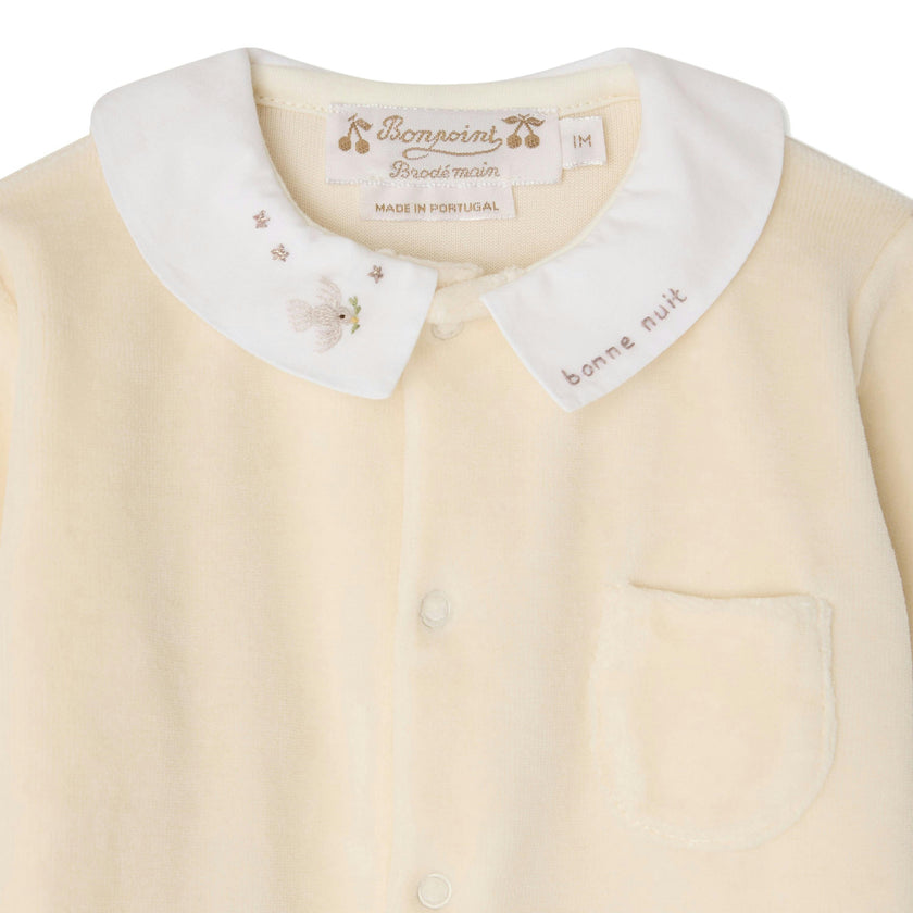 BONPOINT Tilouan Bonne Nuit Pajamas - Cream