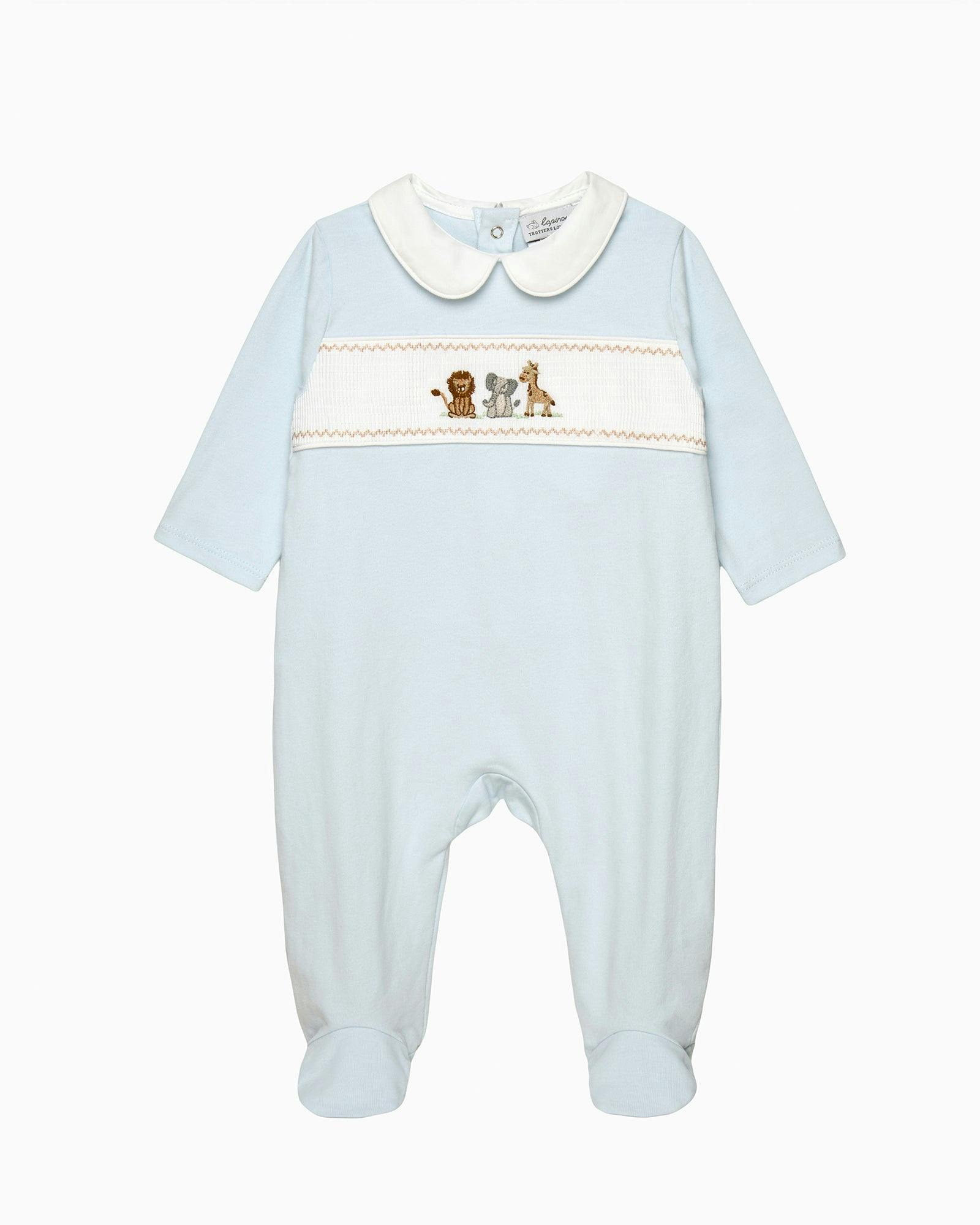 Baby Augustus & Friends Smocked Onesie