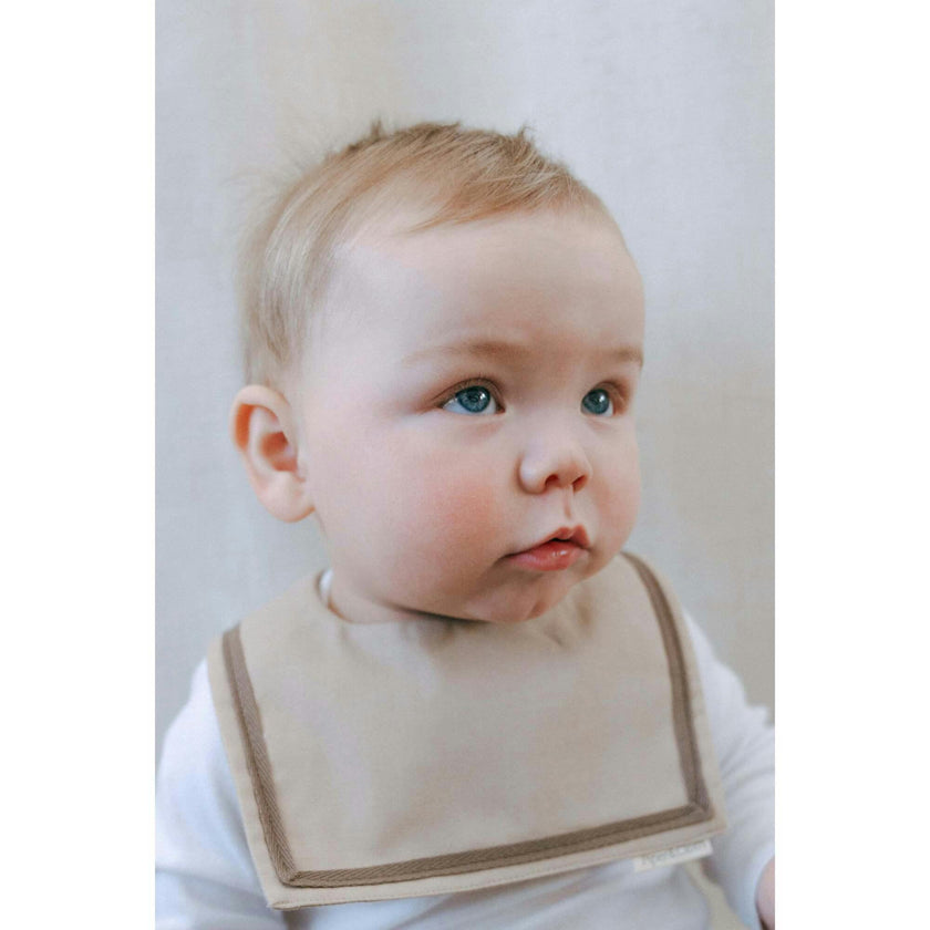 Sailor Style Collar- Cocoa Stripe