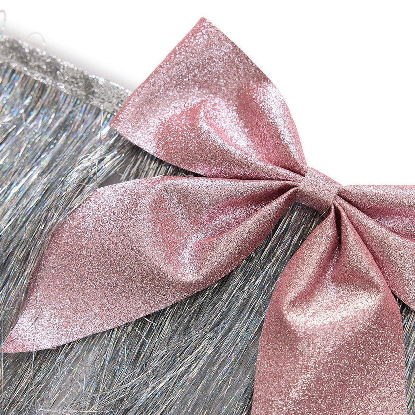 Beautiful Bows Reusable Glitter Fringe Garland – 80-Inch