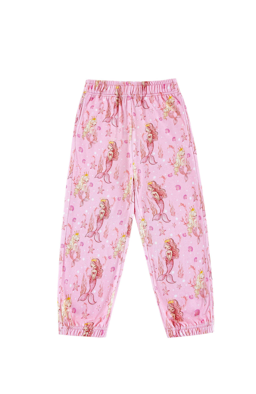 Soft Fleece Jogger, Mermaid
