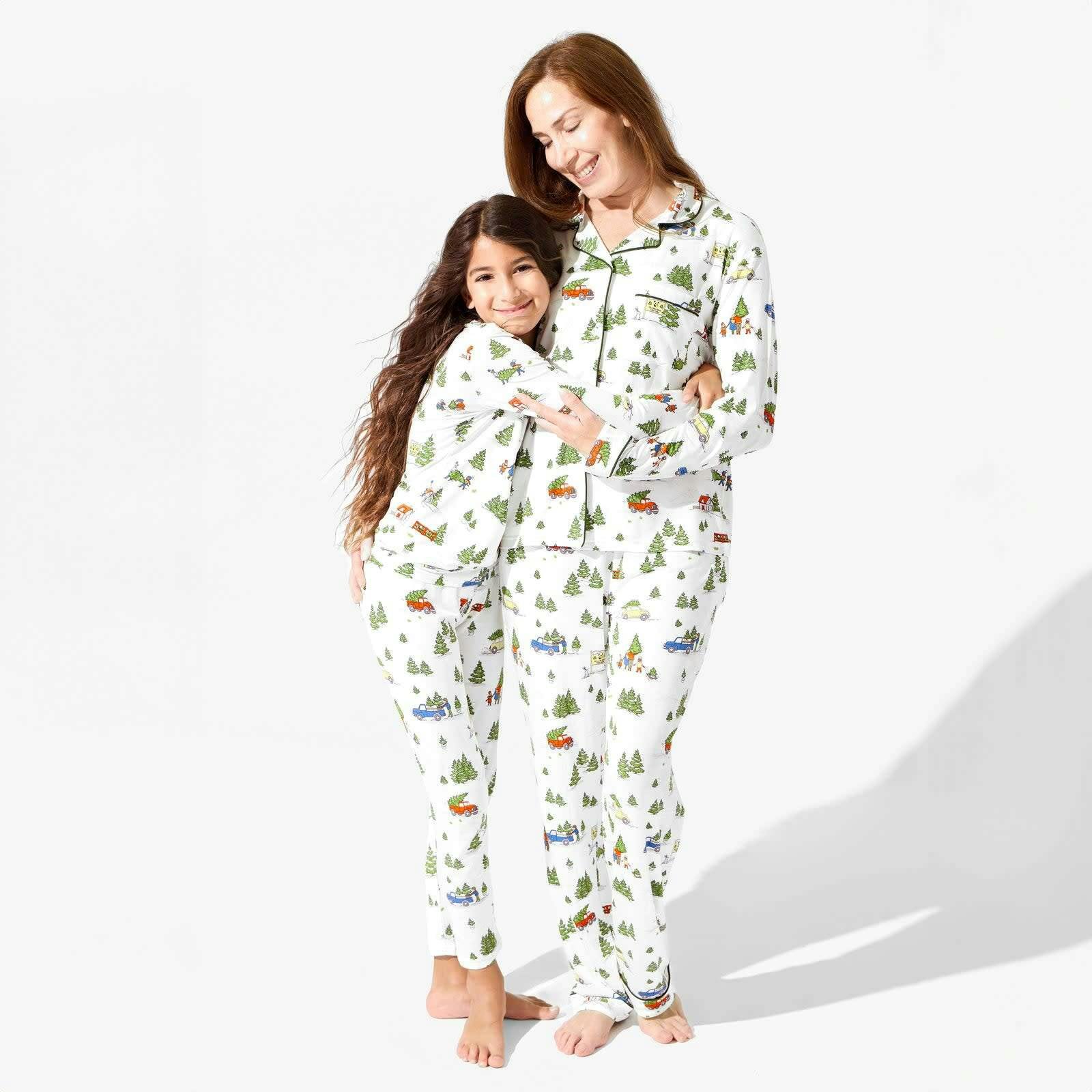 Christmas Tree Farm Bamboo Kids Pajamas