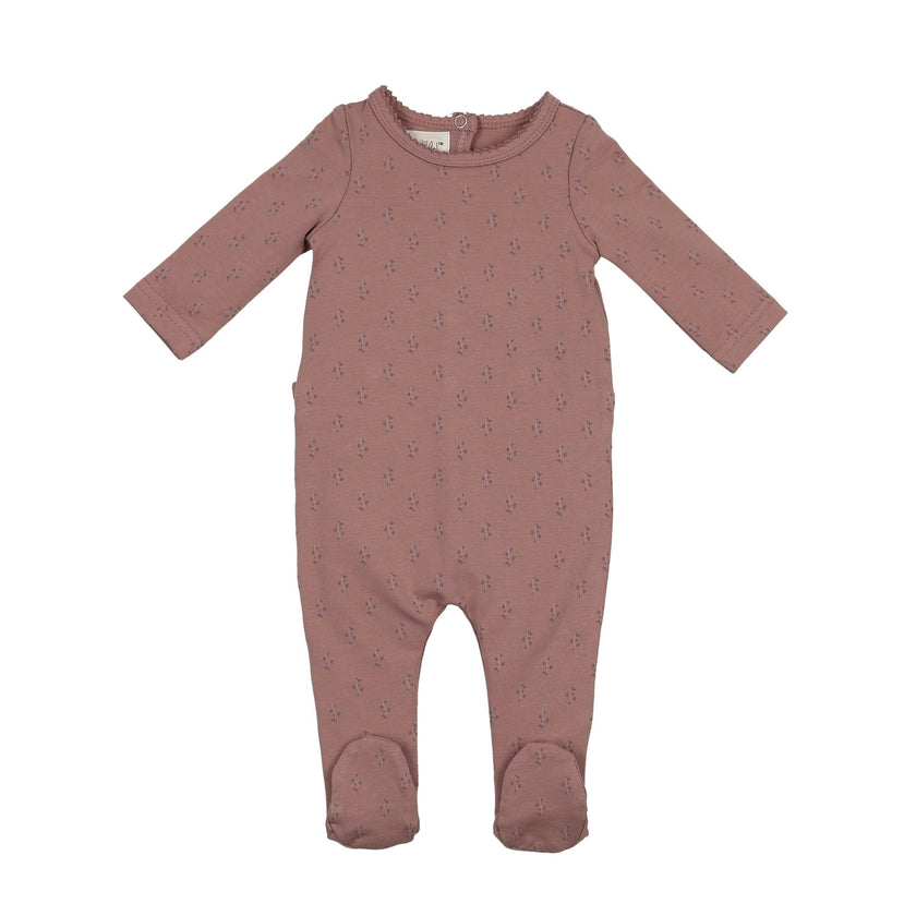 Printed Floral Footie