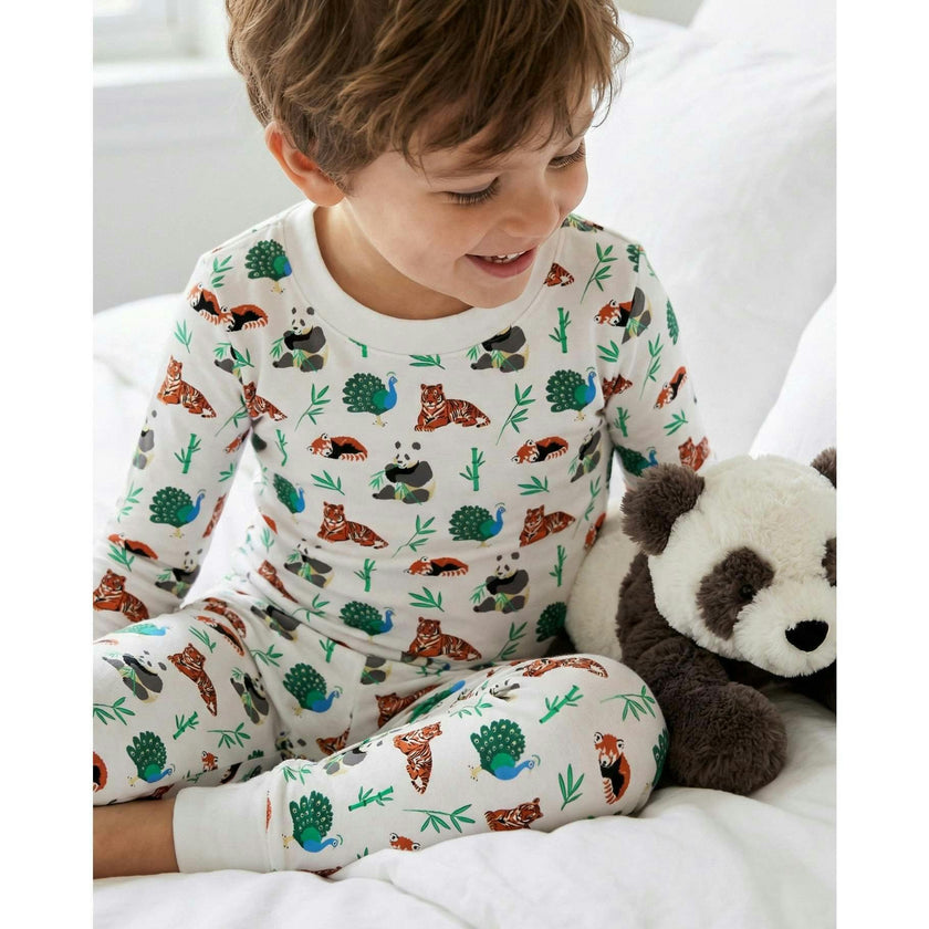 The Organic Long Sleeve Pajama Set [Zen Zoo]