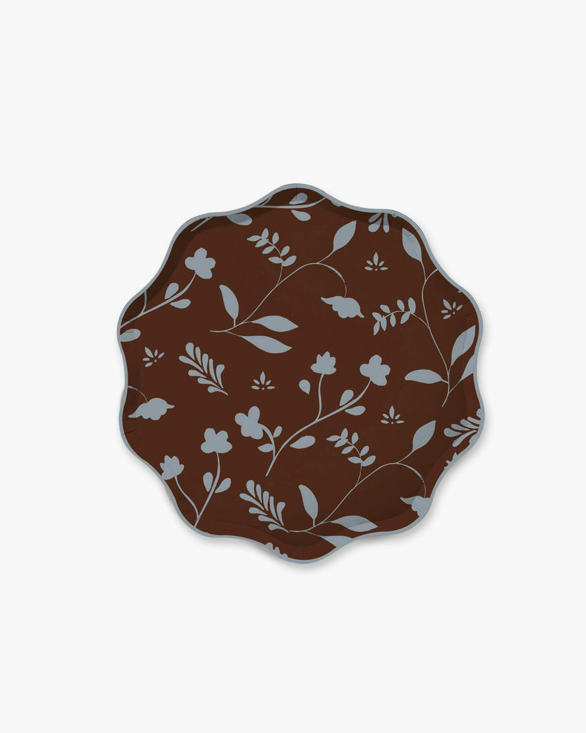 Woodland Dessert Plate Set - Bark