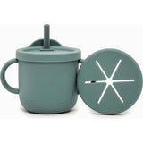 Silicone Sippy & Snack Cup With Lid