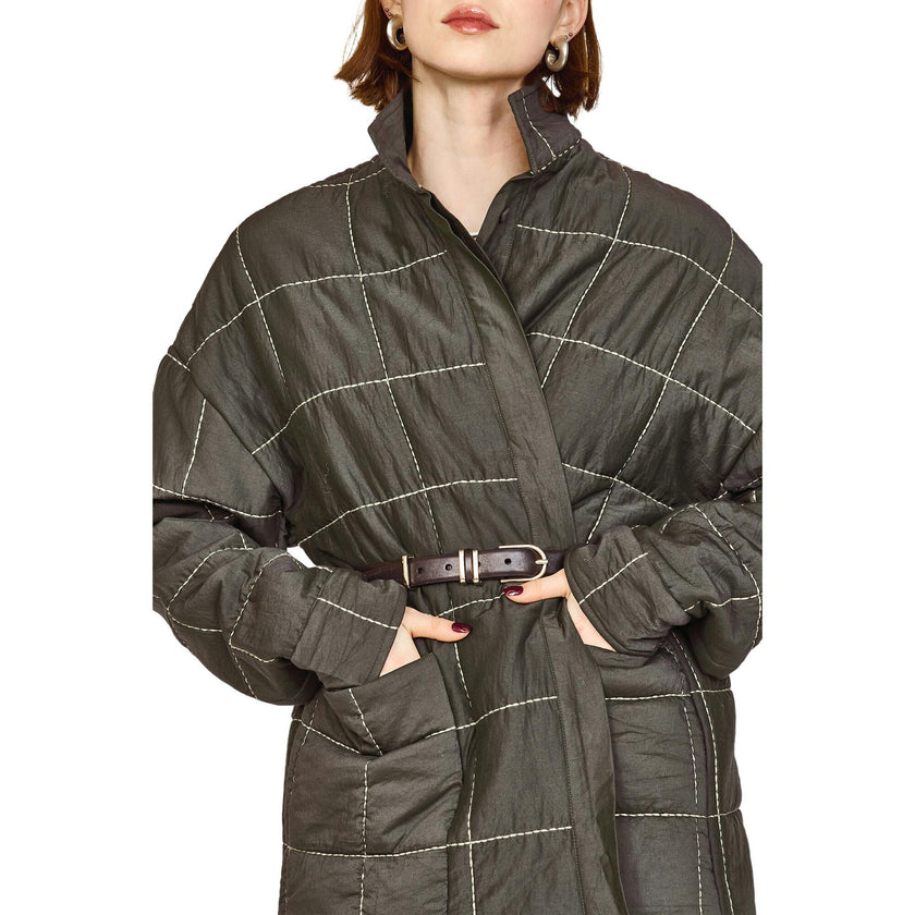 Tahoe Quilted Jacket in Black Olive
