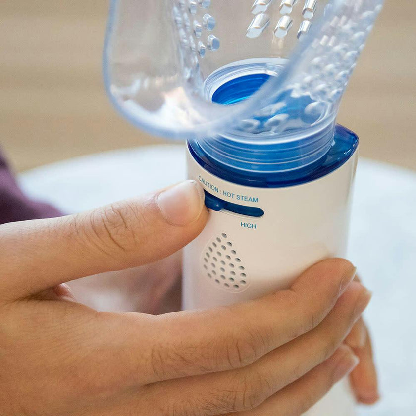 Corded Steam Inhaler with Vapor Pad Tray & Auto Shut-Off