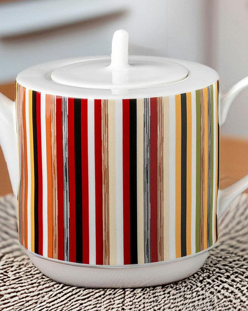 Tea Pot-Coffee Pot STRIPES JENKINS 148 - Ø 12 x H 13 Cm