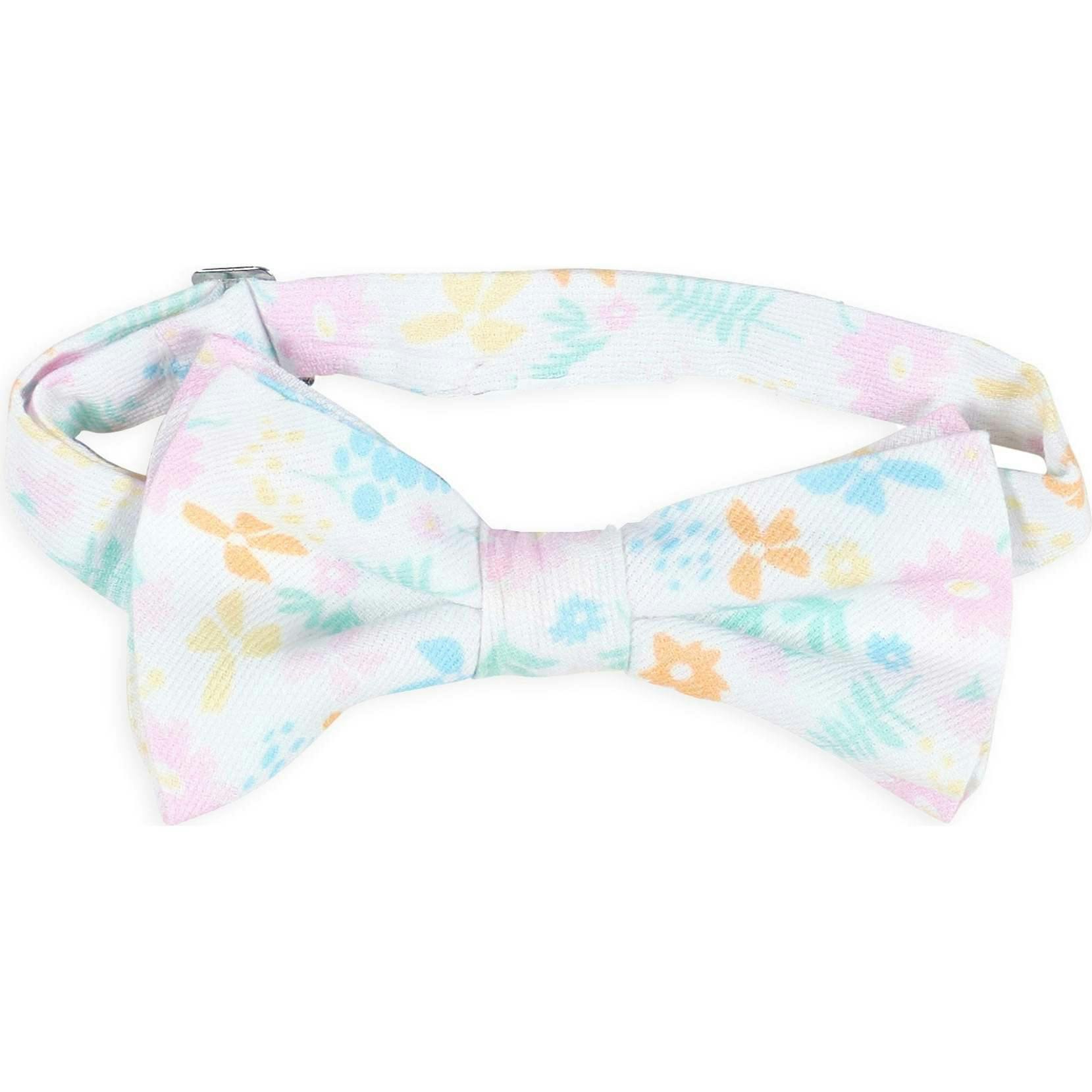 Floral Print Adjustable Bow Tie