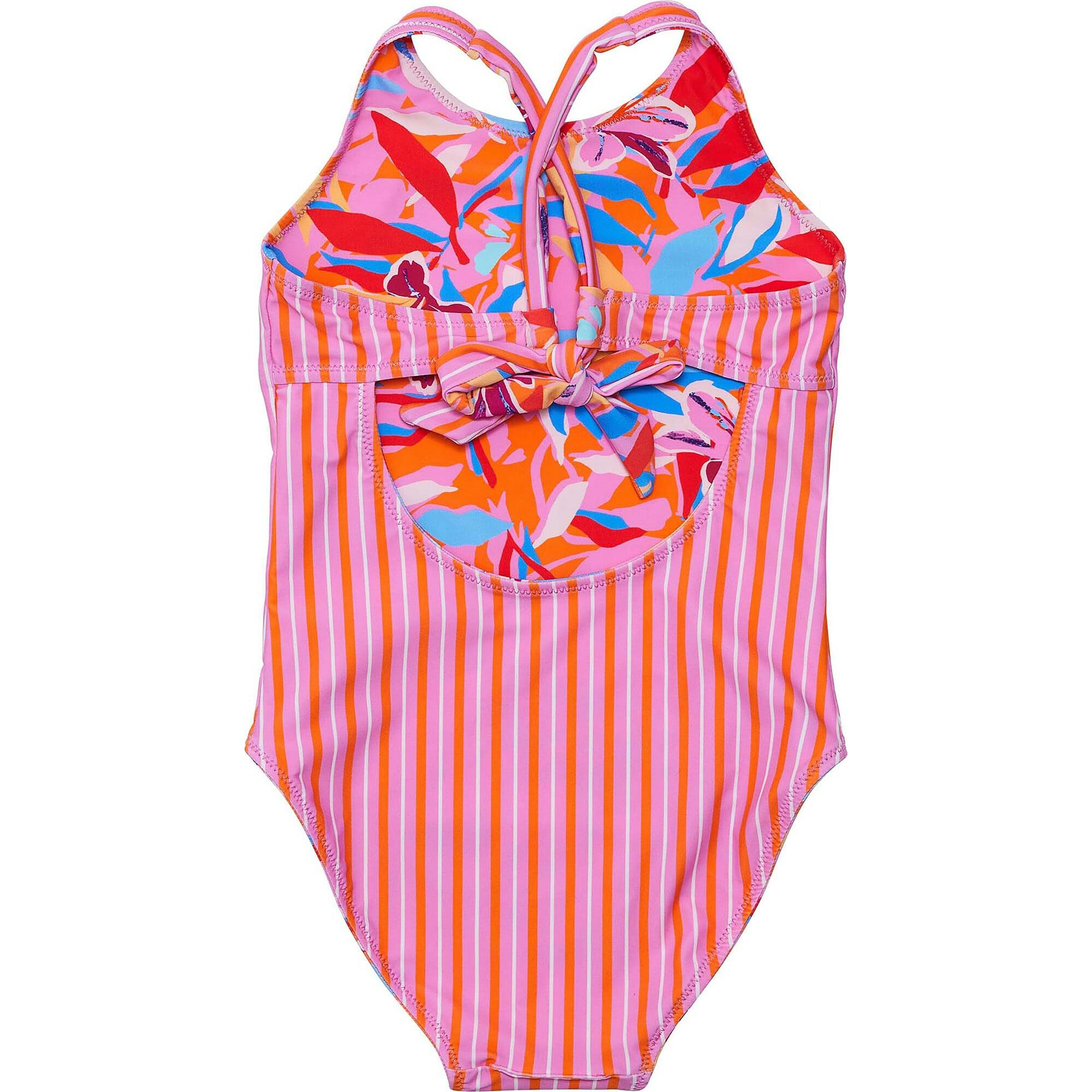 UPF50+ Sustainable Reversible Halter X-Back Swimsuit