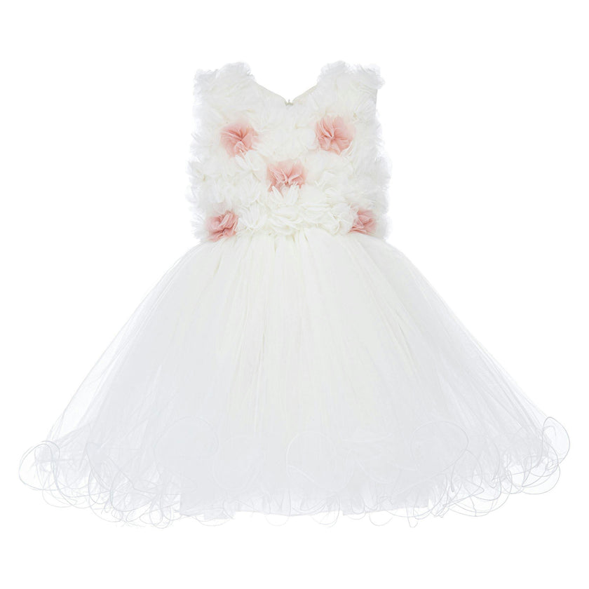 White Cambriana Floral Dress