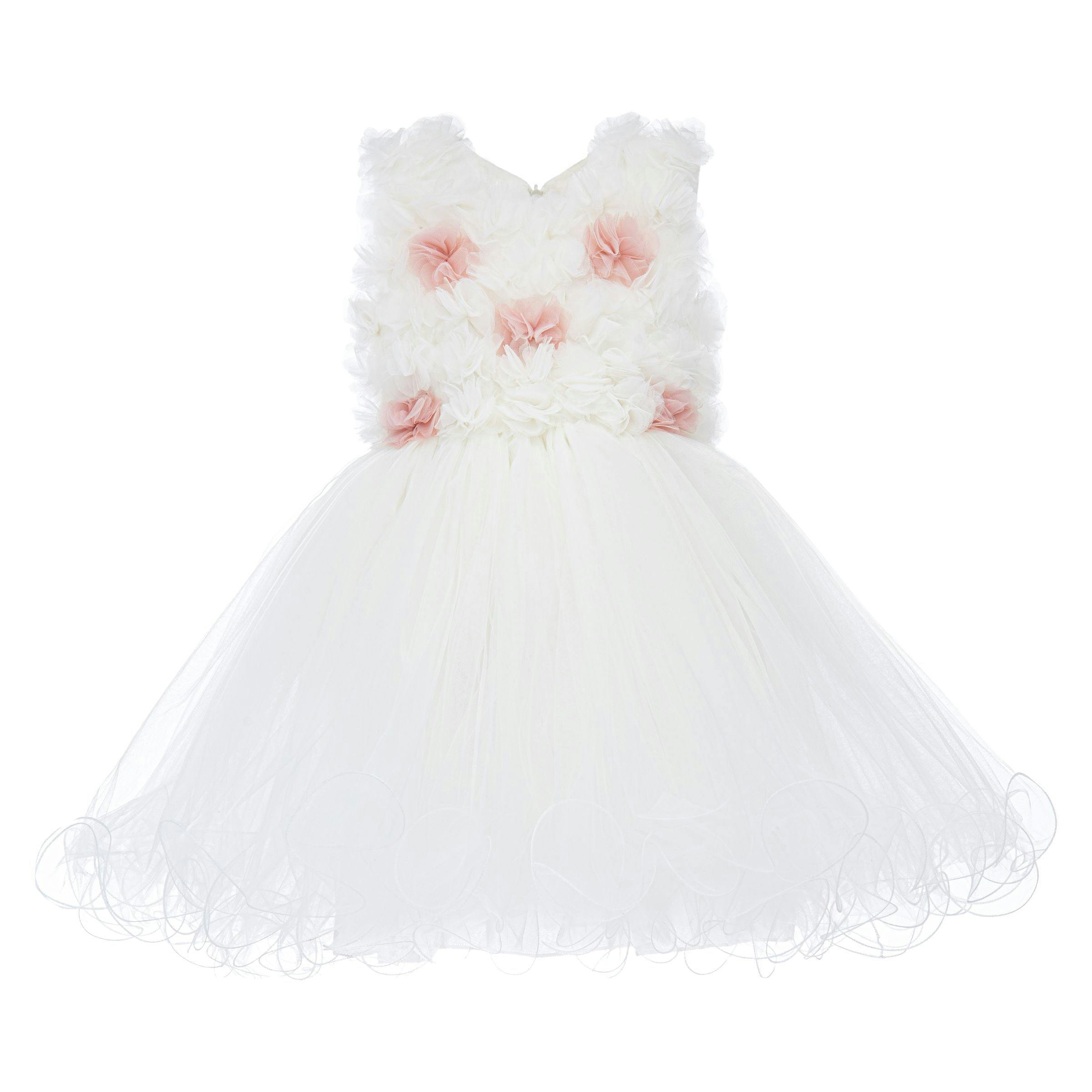 White Cambriana Floral Dress