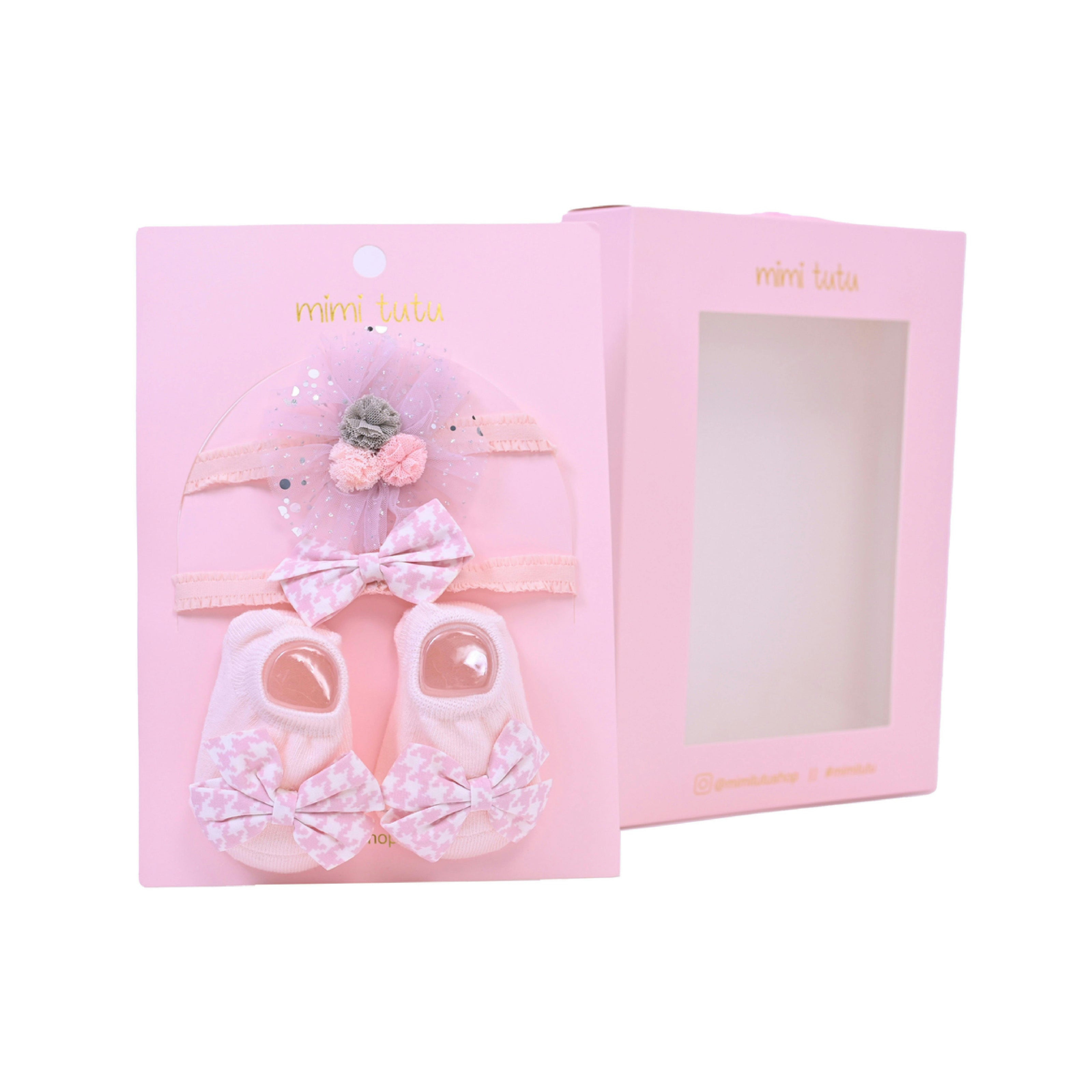 Little Blossoms Headband & Sock Gift Set