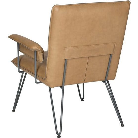 Johannes Mid-Century Modern Leather Arm Chair