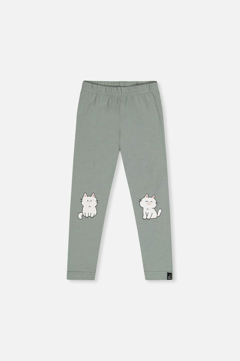 Organic Cotton Leggings Sage Green