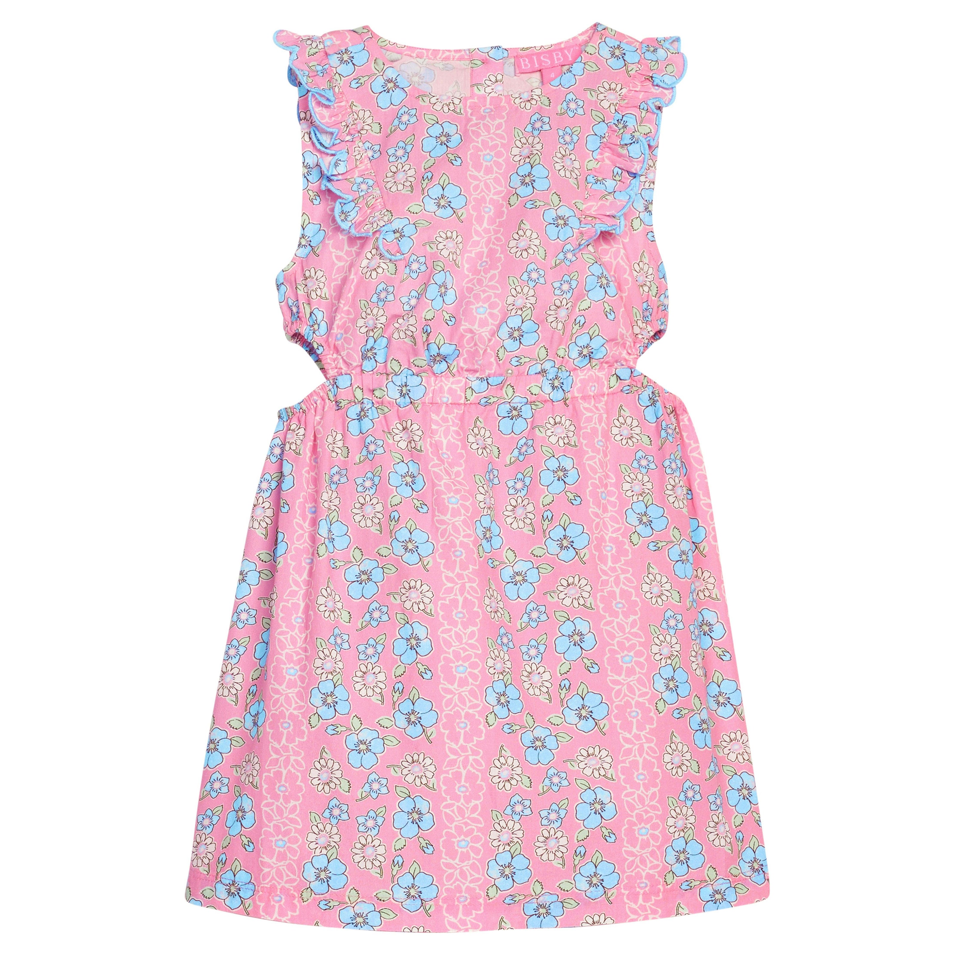 Cutout Dress - Spring Marguerite Floral
