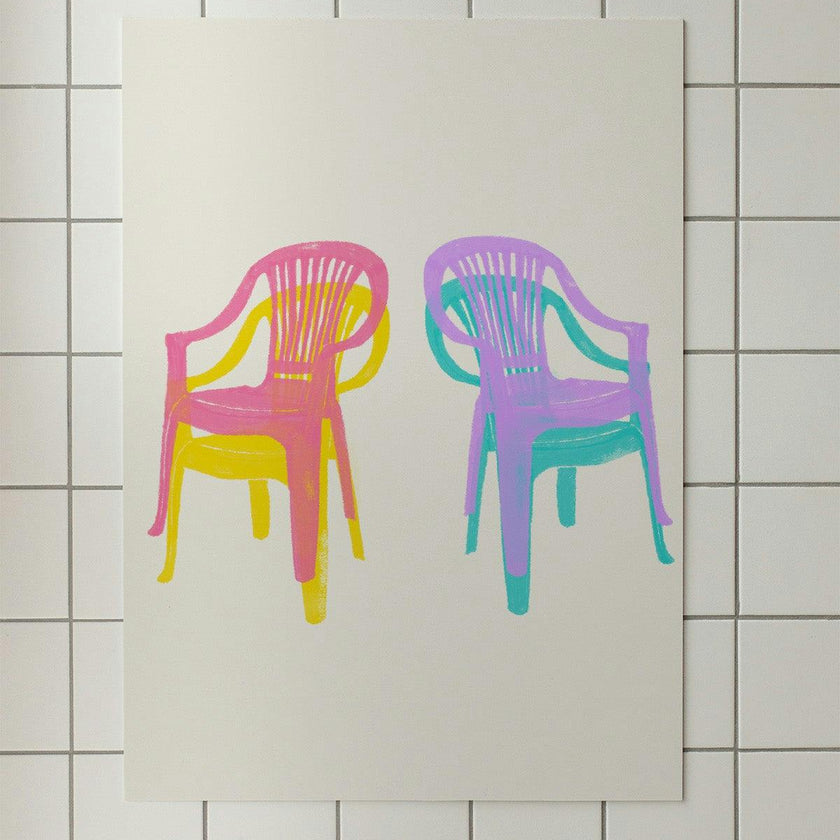 TIERRA CALIENTE CHAIRS POSTER