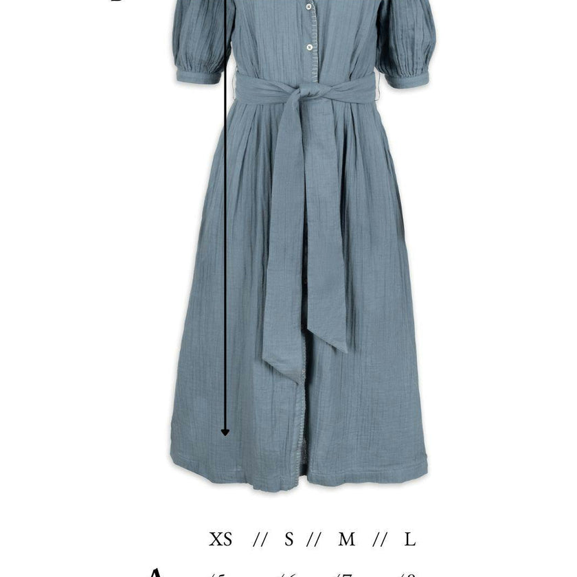 Blaire Dress in Goblin Blue
