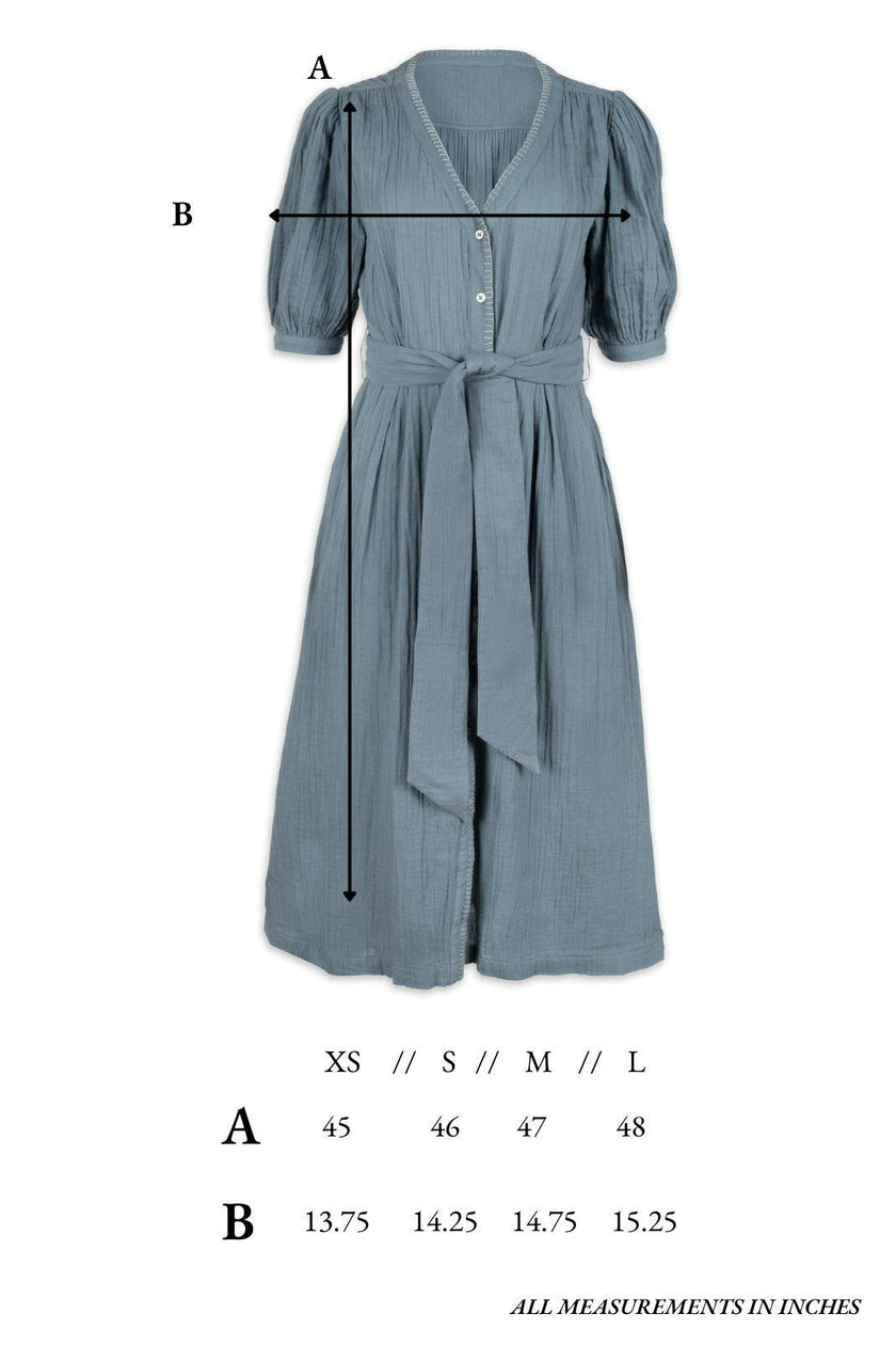 Blaire Dress in Goblin Blue