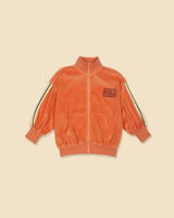 Velour Track Jacket in Sunset Serenade