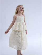 Cream Juliette Lace Skirt Set