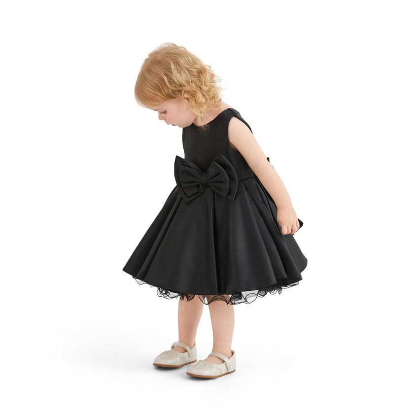 Black Canyonelle Bow Waist Dress