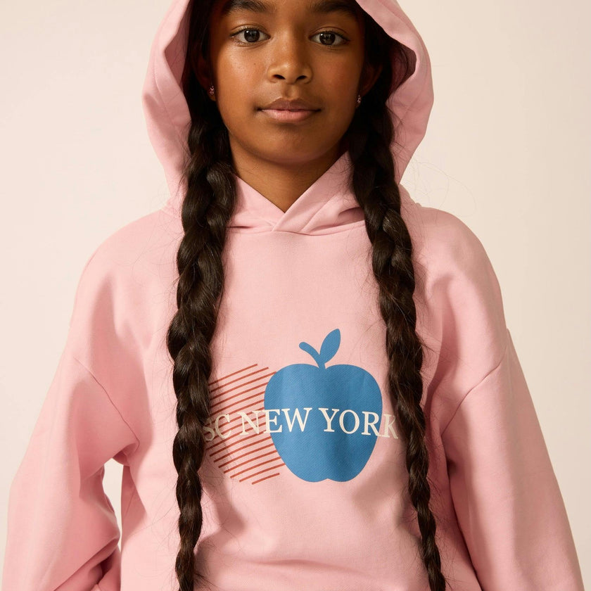 Organic Weekend Hoodie in Rhapsody Rose
