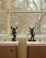Minnie Mouse WELCOME Black & Gold 12in