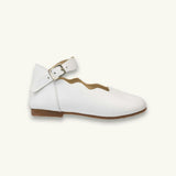 Toddler Ondina Ballet Flat | White Leather