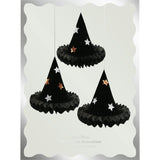Honeycomb Witch Hat Decorations