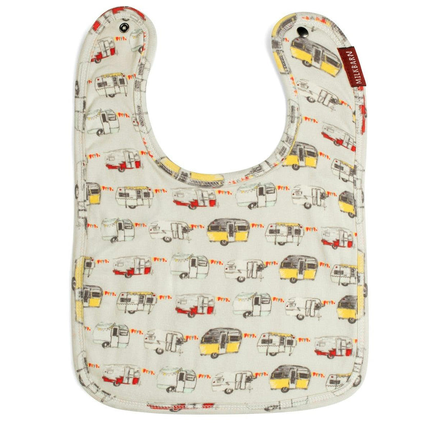 Vintage Trailers Organic Cotton Three-Layer Traditional Bib