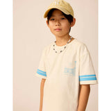 Organic Weekend Tee with Buzzer Blue Trim