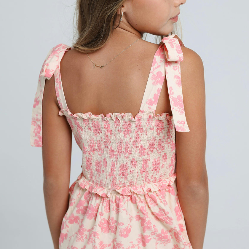 Shellona Romper in Pink Petal