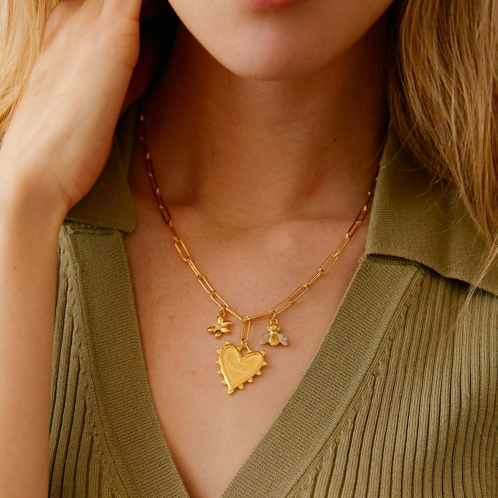 Loves Me Flower Charm