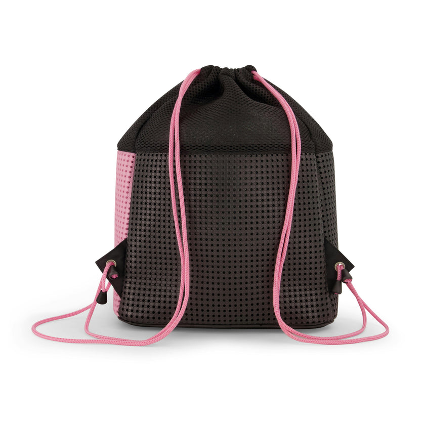 Sophy Drawstring Backpack Rainbow Pink