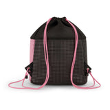 Sophy Drawstring Backpack Rainbow Pink