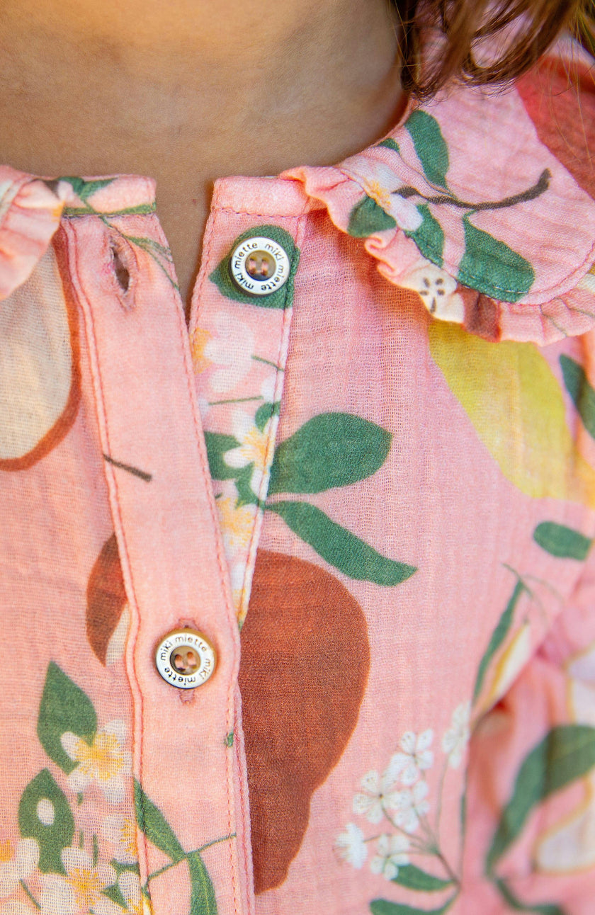 Pink Lady Dolly Shirt Dress