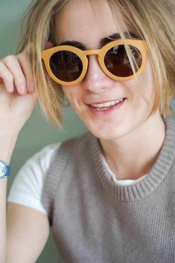 Classic | Sustainable Sunglasses | Plant-Based Bendable Polarized - Adult | 15+ Y | Buckwheat