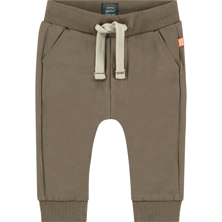 Plush Ribbed Cuff Drawstring Waist Sweatpants
