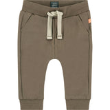 Plush Ribbed Cuff Drawstring Waist Sweatpants