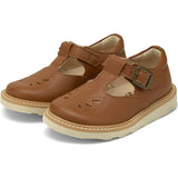 Rosie Vegan T-Bar Shoe, Brown