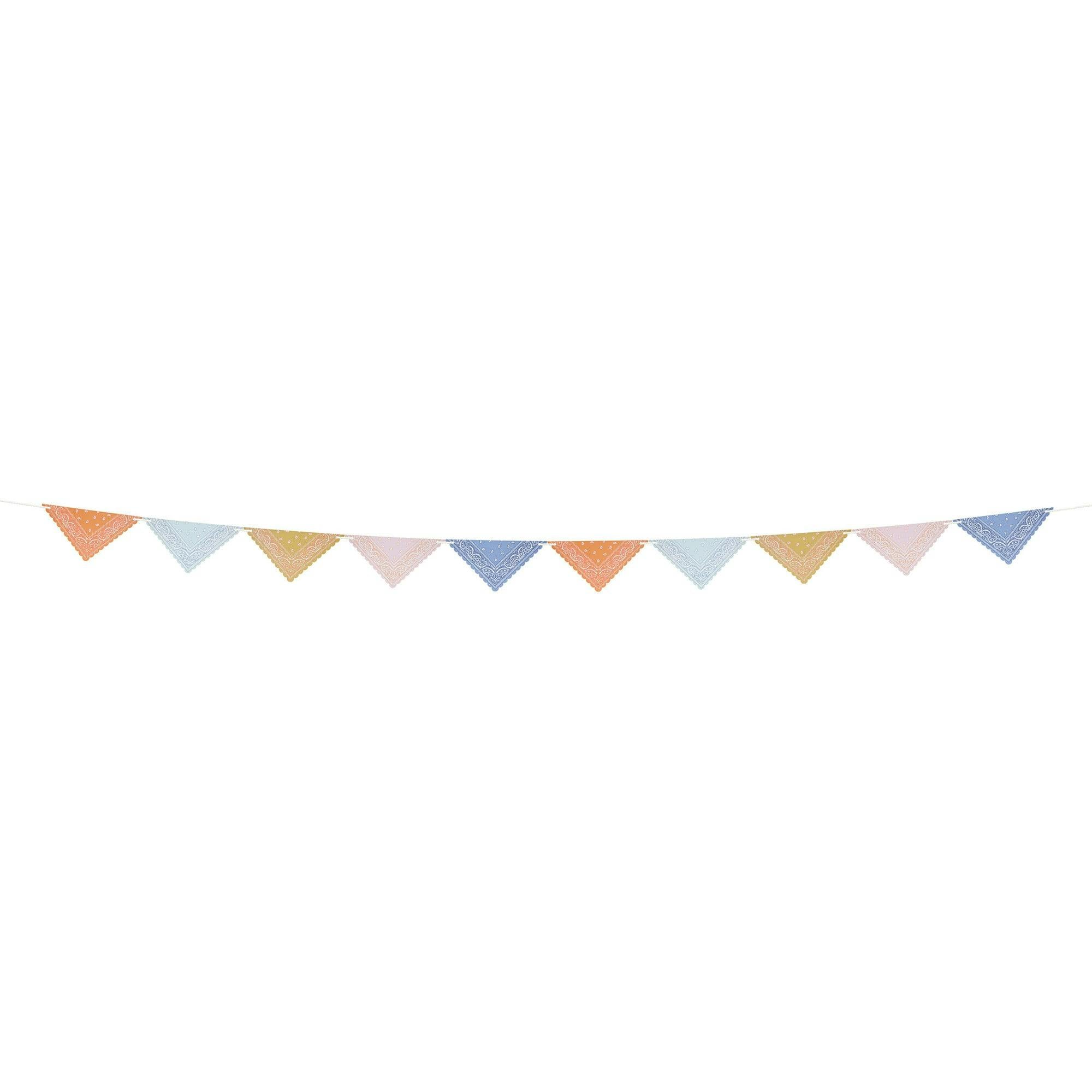 Western Bandana Flag Garland