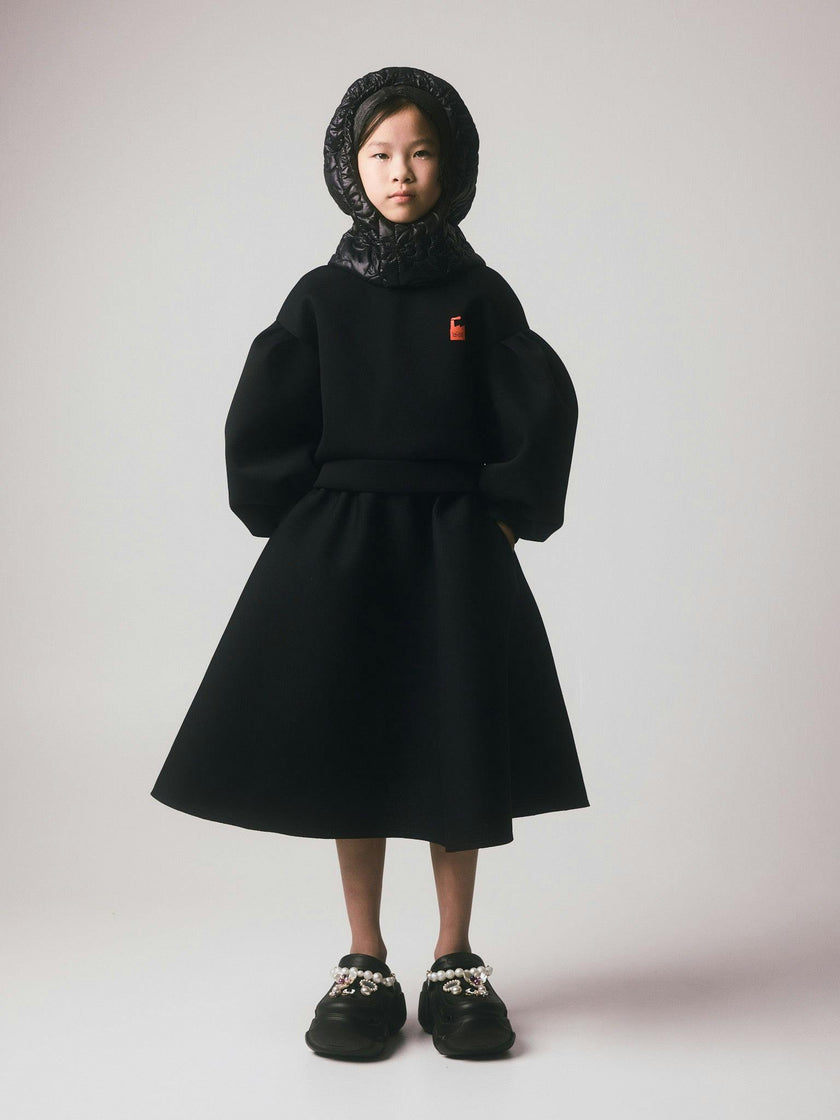 Doll Balloon Sweatshirt Black