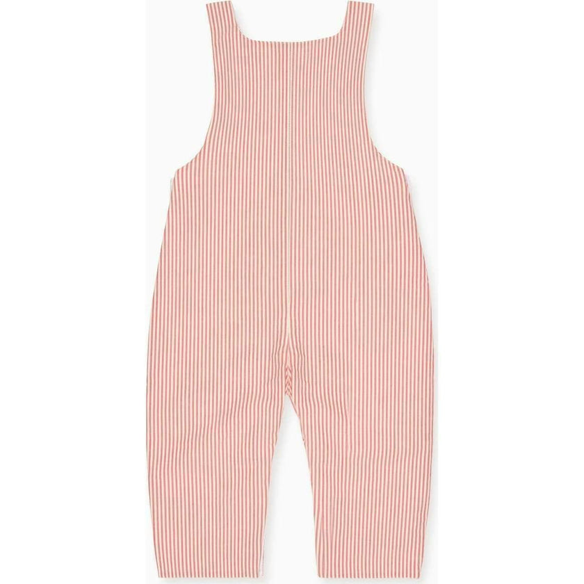 Red Stripe Coroza Baby Dungarees