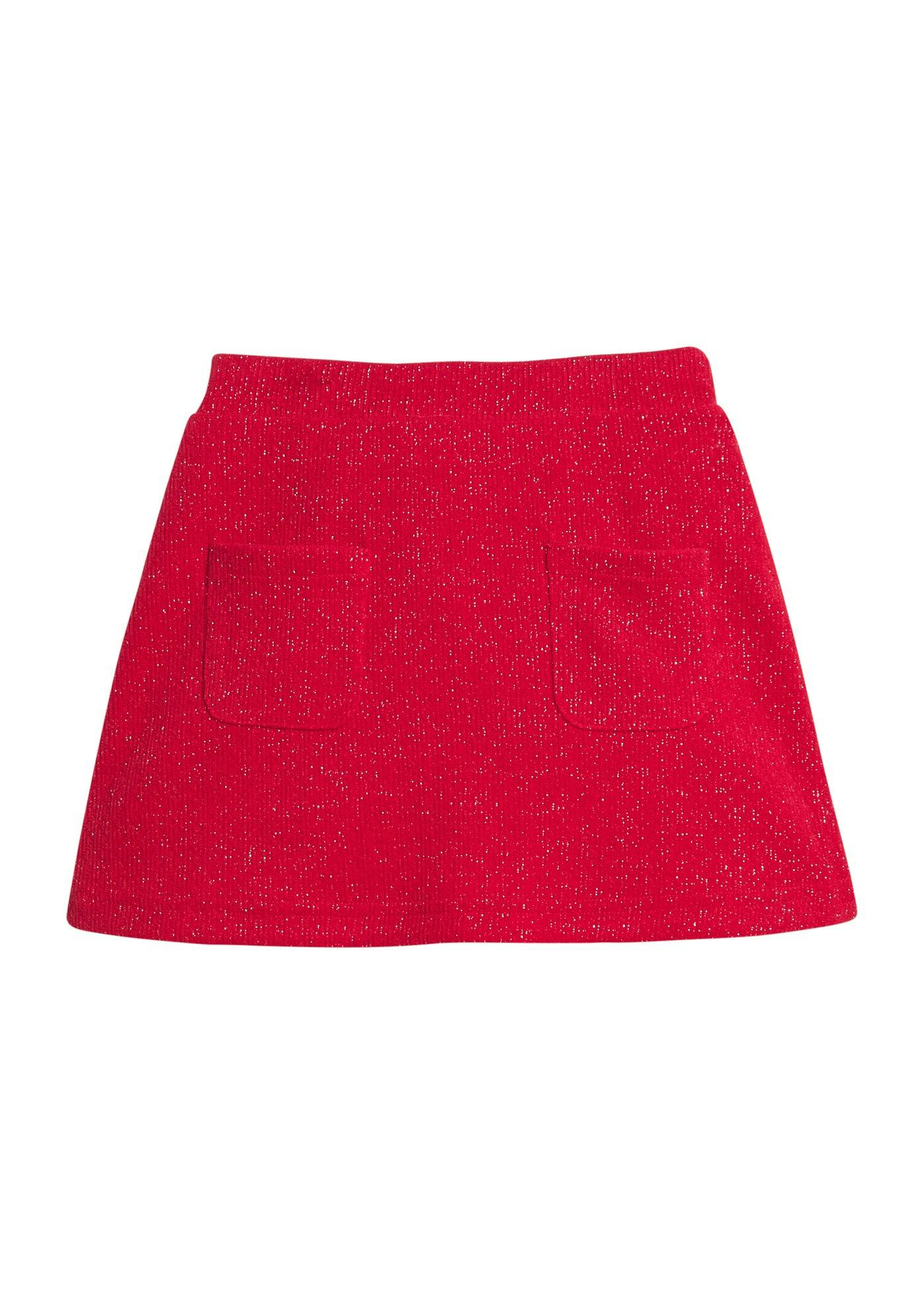 Patch Pocket Skort - Crimson